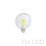 LAMPADINA LED FILAMENT GLOBO CHIARA E27 6W LUCE NATURALE 4000°K