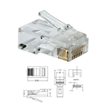 SPINA 8 PC8 RJ45 CAVO TONDO CAT 6