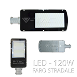 120W LAMPIONE STRADALE SMD BIANCO FREDDO 6000K