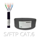 Matassa S/FTP Cavo Cat.6 CCA 100m Flessibile da Esterno Nero