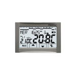 CRONOTERMOSTATO SETTIMANALE INCASSO 3VCC TOUCH SCREEN GRIGIO