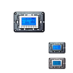 CRONOTERMOSTATO DIGITALE SETTIMANALE A BATTERIA SERIE MYLIFE 3 MODULI BIACO TEC E GRIGIO