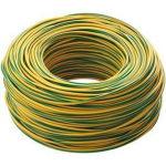 CAVO ELETTRICO UNIPOLARE GV FS17 1X10MM GIALLO VERDE TERRA