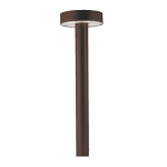 LAMPIONCINO DA GIARDINO UNDERWOOD COLORE CORTEN 4 LAMPADE G9 IP65 DIMENSIONI 700 X 210MM