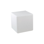 CUBO DA GIARDINO GECO COLORE BIANCO 1 LAMPADA E27 IP65 DIMENSIONE 30 X 30 X 30 CM COMPLETO DI CAVO 250CM