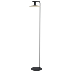 PIANTANA MAYAZES 1 X GU10 LED 4,6W 3000K METALLO NERO PARALUME IN LEGNO NATURALE 31.5 x 25 H162