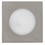 FARETTO CALPESTABILE LAMEDO 1 X 2,5W LED 3000K 230Lm STRUTTURA ACCIAIO INOX IP67 Portata max 500Kg 10 x 10 Foro Ø9,5