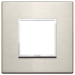 Placca 2M bronzo chiaro ALLUMINIO SERIE VIMAR EIKON EVO