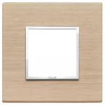 Placca 2M rovere sbiancato LEGNO SERIE VIMAR EIKON EVO