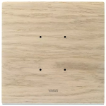 Placca 2M rovere sbiancato LEGNO SERIE VIMAR EIKON TACTIL