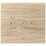 Placca 3M transponder rovere sbiancato LEGNO SERIE VIMAR EIKON TACTIL