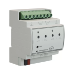 ATTUATORE KNX 2CH DIMMER-4M DIN AVE