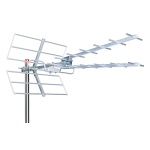 ANTENNA DIGITALE TERRESTRE DVB-T2 ZODIAC UHF 21-48 15 ELEMENTI FILTRO LTE ZTL-39495G