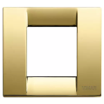 Placca Classica 1-2M oro lucido SERIE VIMAR IDEA