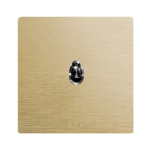 DEVIATORE A LEVETTA PLACCA ORO 98x98 2M AVE