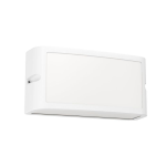 APPLIQUE CAMARDA LED IP54 ESTERNO 10,5W 4000K 1200 LUMEN ALLUMINIO BIANCO L220 H110