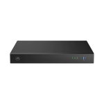 Alarm.com NVR IP 16 canali 4MP. 2 uscite HDMI (4K). Archiviazione locale su uno o due dischi rigidi. Include 1 HDD da 3 TB. 1 RJ45 Gigabit, 3 USB 3.0. 8 porte PoE. Compatibile con il rack (1U)