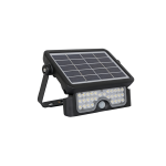 FARO SOLARE LED CON SENSORE DI MOVIMENTO E CREPUSCOLARE 5W = 30W IP65 30LED 500LM