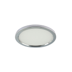 PANNELLO LED ROTONDO IN ALLUMINIO CROMATO 23W IP44 3000K IP44 NATURALE