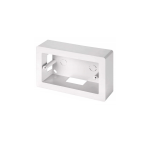 SUPPORTO SOVRAPPOSTO DA PARETE PER 4 MODULI STANDARD ITALIANO 108.5 MM BIANCO