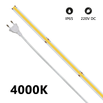 STRISCIA LED COB IP65 20MT 4000K 220V 15W/M 1300LM/M 