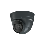 TELECAMERA IP DOME E1 SAFIRE SMART 4MP OTTICA MOTORIZZATA 2.8-12MM MICROFONO 50MT IR IP67 AI PERSONE E VEICOLI GRIGIA