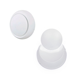 APPLIQUE DA PARETE A LED 5W DIFFUSIONE ROTONDO CORPO BIANCO IP20 BIANCO CALDO