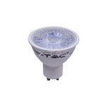 FARO FARETTO LED GU10 7W LUCE BIANCO CALDO 3000 K 38° 550 LUMEN DIMMERABILE